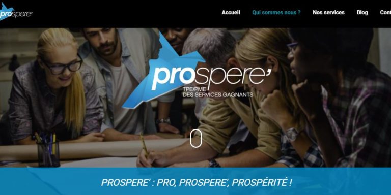 Référence Prospere.fr : Prospérité des TPE/PME réalisée par Mada Creative Agency