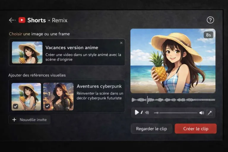 Reimagine sur YouTube Shorts démonstration