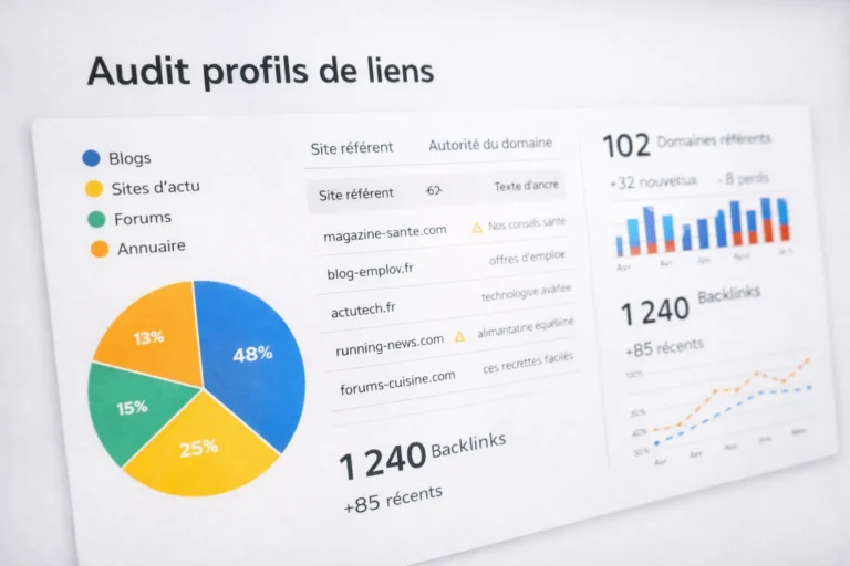 audit profils de liens
