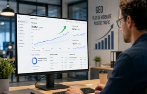Page montrant comment augmenter le trafic d’un site web grâce au GEO