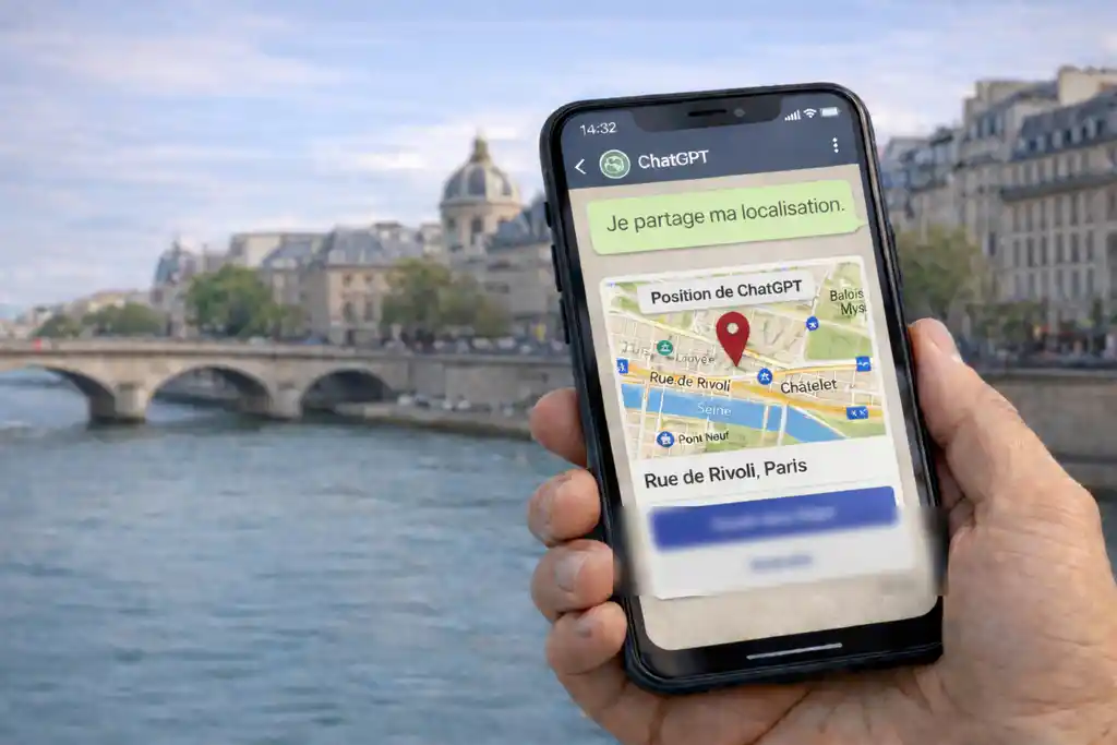 Partage de localisation IA