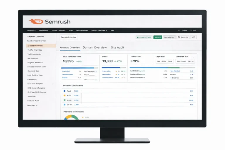 interface semrush