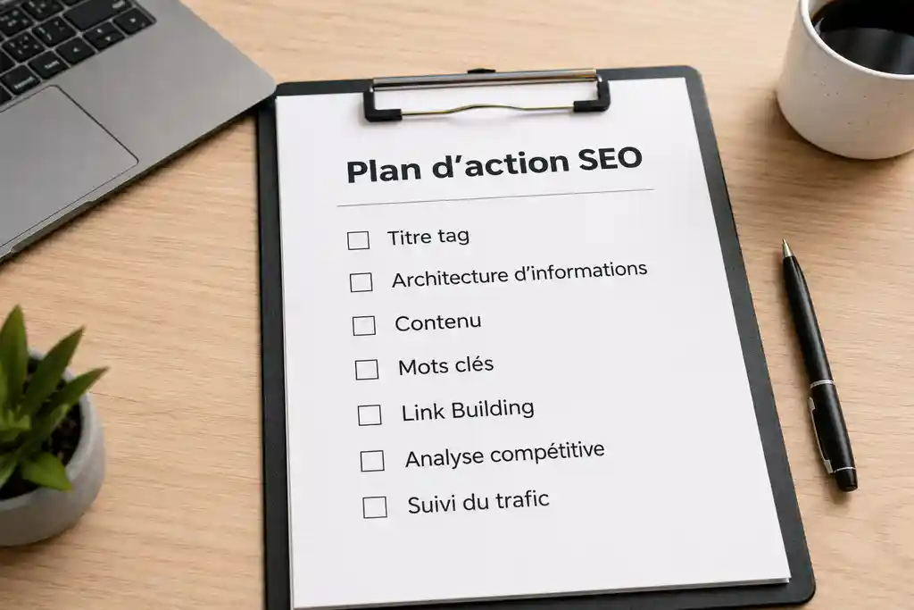 Elaboration d'un plan d'action SEO