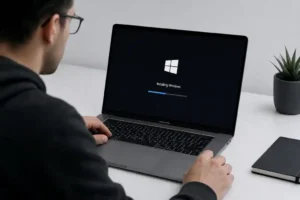 Un informaticien apprend comment installer Windows sur Mac