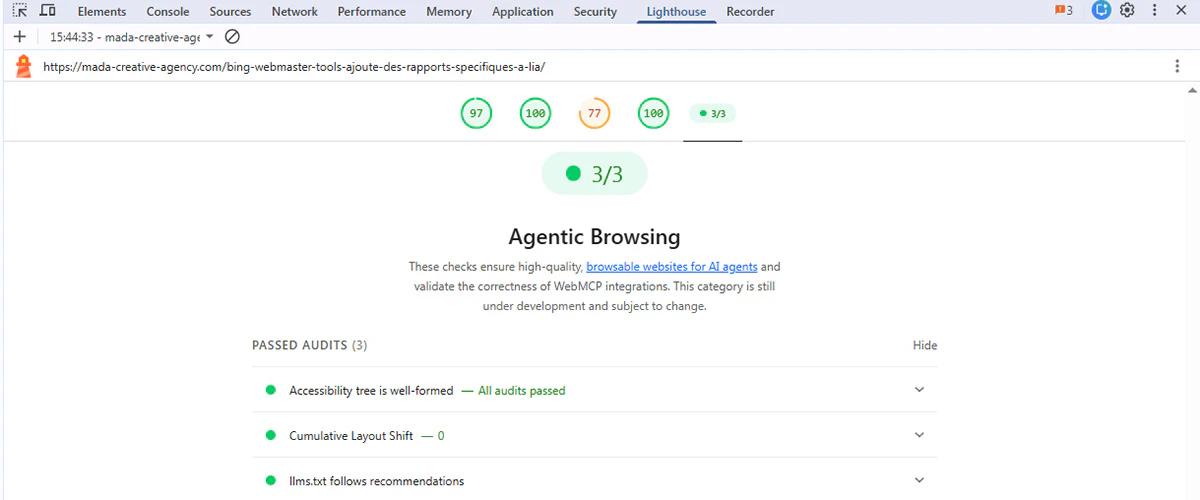 3 piliers du rapport Agentic Browsing
