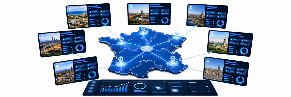 Pages spécifiques à chaque localisation