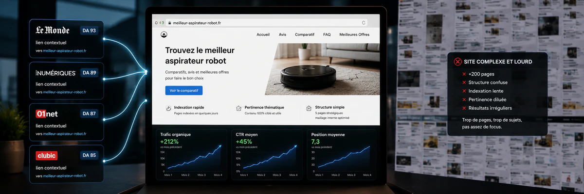 Site web spécialisé en SEO et affiliation