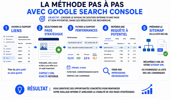 Méthode pas à pas avec Google Search Console