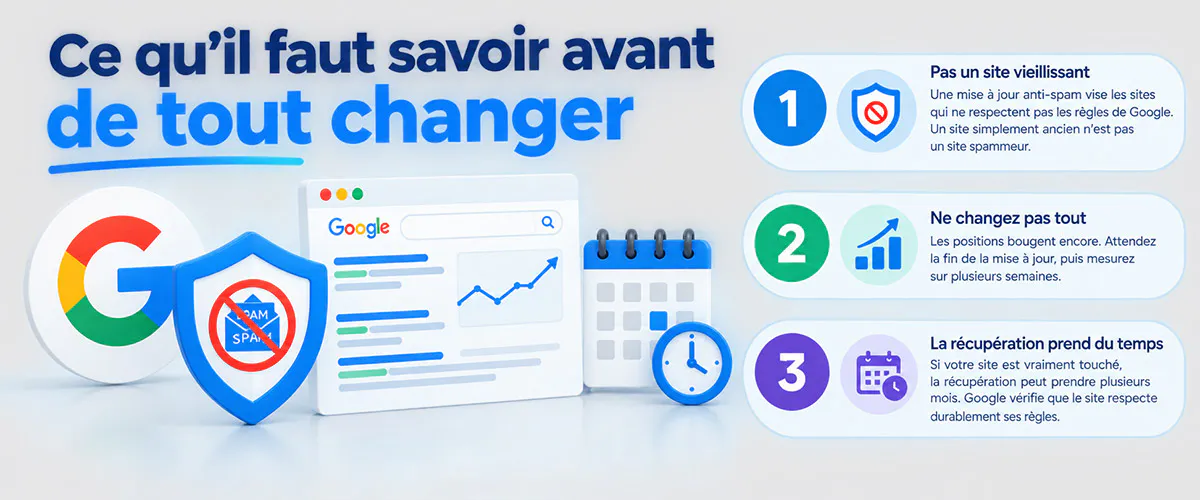 3 points essentiels à connaître sur la mise à jour anti-spam de Google