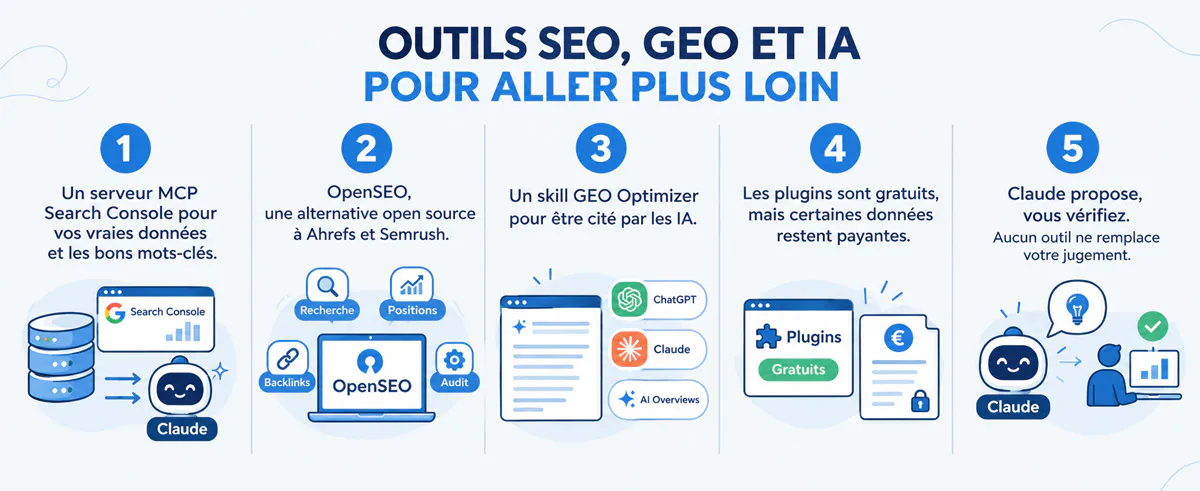 Outils SEO et GEO à connecter à Claude
