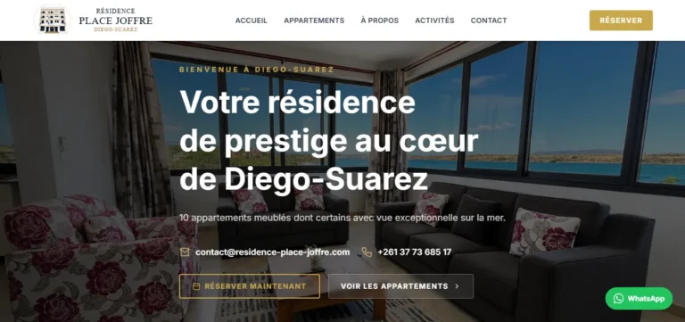Référence Résidence Place Joffre réalisée par Mada Creative Agency