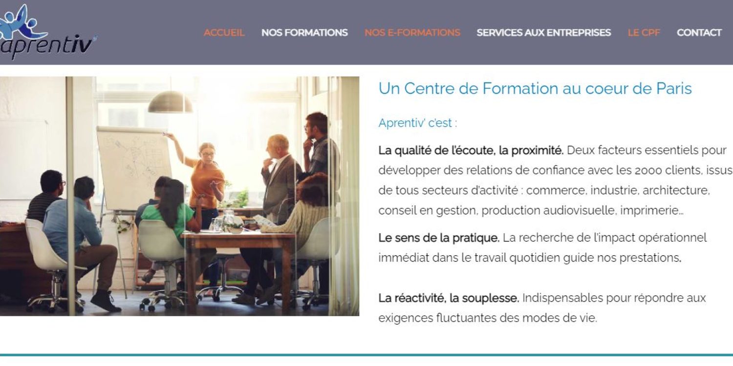 Centre De formation au coeur de Paris