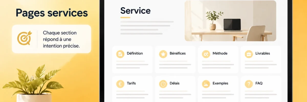 pages services (bonnes pratiques relatives aux extraits Lire la suite)